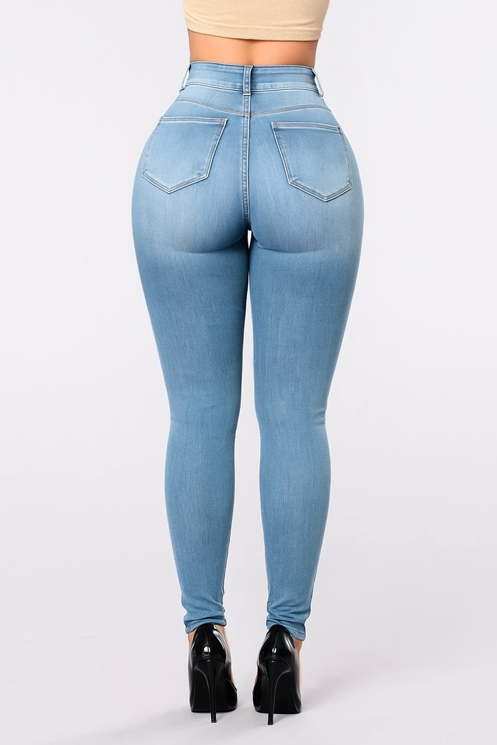 Jean Taille Haute Femme